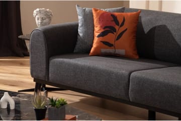 Kapri 4-seters Sovesofa - Antrasitt - Møbler - Sofaer - Sovesofaer - 4 seters sovesofa