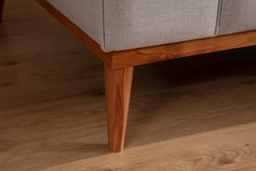 Kapri 4-seters Sovesofa - Krem - Møbler - Sofaer - Sovesofaer - 4 seters sovesofa