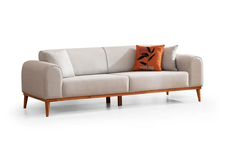 Kapri 4-seters Sovesofa, Krem