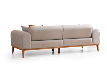 Kapri 4-seters Sovesofa - Krem - Møbler - Sofaer - Sovesofaer - 4 seters sovesofa