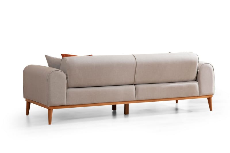 Kapri 4-seters Sovesofa - Krem - Møbler - Sofaer - Sovesofaer - 4 seters sovesofa