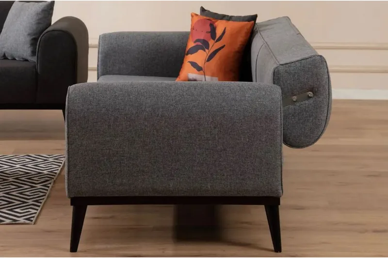 Kapri 4-seters Sovesofa - Lysegrå - Møbler - Sofaer - Sovesofaer - 4 seters sovesofa