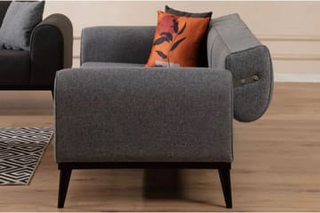 Kapri 4-seters Sovesofa - Lysegrå - Møbler - Sofaer - Sovesofaer - 4 seters sovesofa