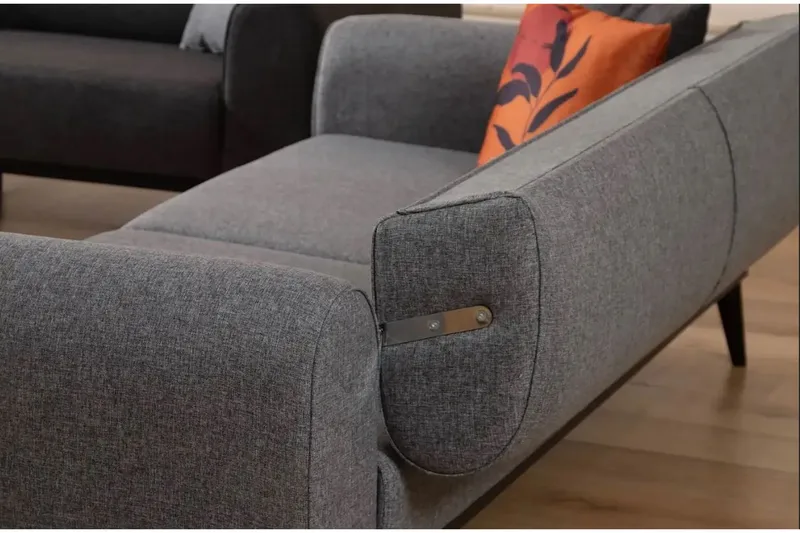 Kapri 4-seters Sovesofa - Lysegrå - Møbler - Sofaer - Sovesofaer - 4 seters sovesofa