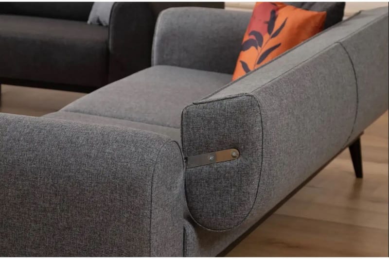 Kapri 4-seters Sovesofa - Lysegrå - Møbler - Sofaer - Sovesofaer - 4 seters sovesofa