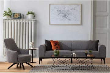 Kapri 4-seters Sovesofa - Lysegrå - Møbler - Sofaer - Sovesofaer - 4 seters sovesofa