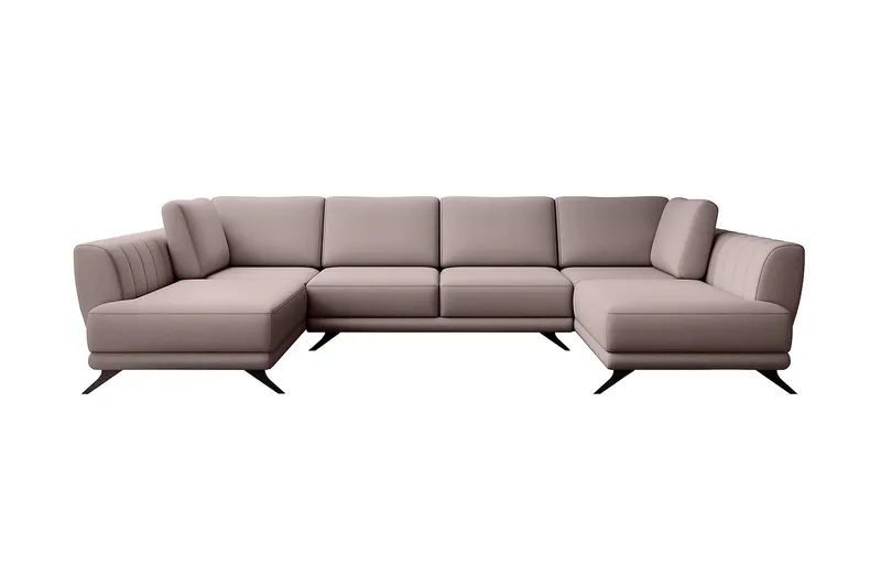 Katun Sovesofa Dobbeltsjeselong - Beige - Møbler - Sofaer - Sovesofaer - Langsgående sovesofa