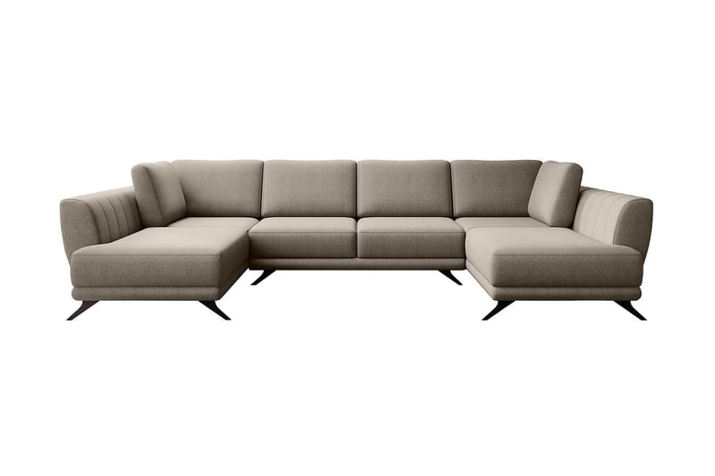 Katun Sovesofa Dobbeltsjeselong - Beige - Møbler - Sofaer - Sovesofaer - Langsgående sovesofa