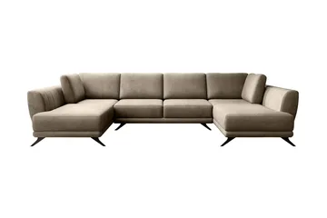 Katun Sovesofa Dobbeltsjeselong - Beige - Møbler - Sofaer - Sovesofaer - Langsgående sovesofa