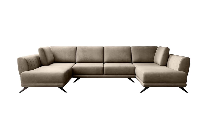 Katun Sovesofa Dobbeltsjeselong - Beige - Møbler - Sofaer - Sovesofaer - Langsgående sovesofa