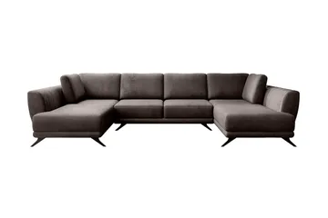 Katun Sovesofa Dobbeltsjeselong - Brun - Møbler - Sofaer - Sovesofaer - Langsgående sovesofa