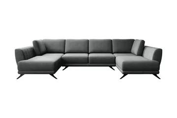 Katun Sovesofa Dobbeltsjeselong - Grå - Møbler - Sofaer - Sovesofaer - Langsgående sovesofa