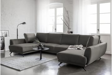 Katun Sovesofa Dobbeltsjeselong - Grå - Møbler - Sofaer - Sovesofaer - Langsgående sovesofa