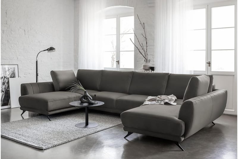 Katun Sovesofa Dobbeltsjeselong - Grå - Møbler - Sofaer - Sovesofaer - Langsgående sovesofa