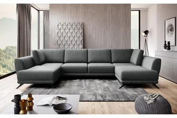 Katun Sovesofa Dobbeltsjeselong - Grå - Møbler - Sofaer - Sovesofaer - Langsgående sovesofa