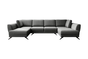 Katun Sovesofa Dobbeltsjeselong - Grå - Møbler - Sofaer - Sovesofaer - Langsgående sovesofa