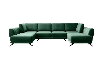 Katun Sovesofa Dobbeltsjeselong - Grønn - Møbler - Sofaer - Sovesofaer - Langsgående sovesofa
