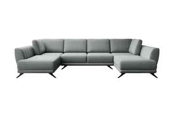 Katun Sovesofa Dobbeltsjeselong - Lysegrå - Møbler - Sofaer - Sovesofaer - Langsgående sovesofa