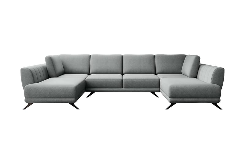 Katun Sovesofa Dobbeltsjeselong - Lysegrå - Møbler - Sofaer - Sovesofaer - Langsgående sovesofa