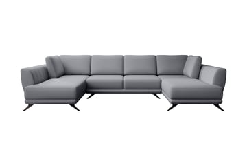 Katun Sovesofa Dobbeltsjeselong - Lysegrå - Møbler - Sofaer - Sovesofaer - Langsgående sovesofa