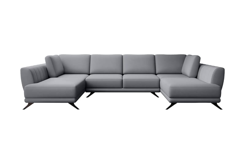 Katun Sovesofa Dobbeltsjeselong - Lysegrå - Møbler - Sofaer - Sovesofaer - Langsgående sovesofa