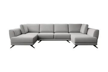 Katun Sovesofa Dobbeltsjeselong - Lysegrå - Møbler - Sofaer - Sovesofaer - Langsgående sovesofa