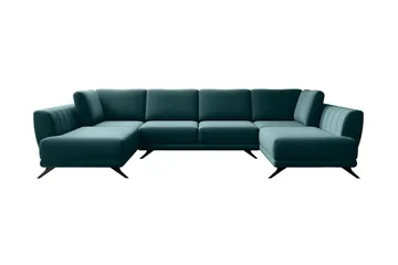 Katun Sovesofa Dobbeltsjeselong - Mørkegrønn - Møbler - Sofaer - Sovesofaer - Langsgående sovesofa