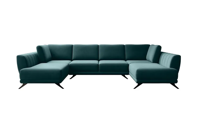 Katun Sovesofa Dobbeltsjeselong - Mørkegrønn - Møbler - Sofaer - Sovesofaer - Langsgående sovesofa