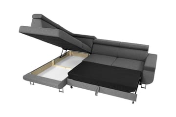 Kintore 3-sits Hörnbäddsoffa NO_BRAND Dark yellow - Møbler - Sofaer - Sovesofaer - Langsgående sovesofa