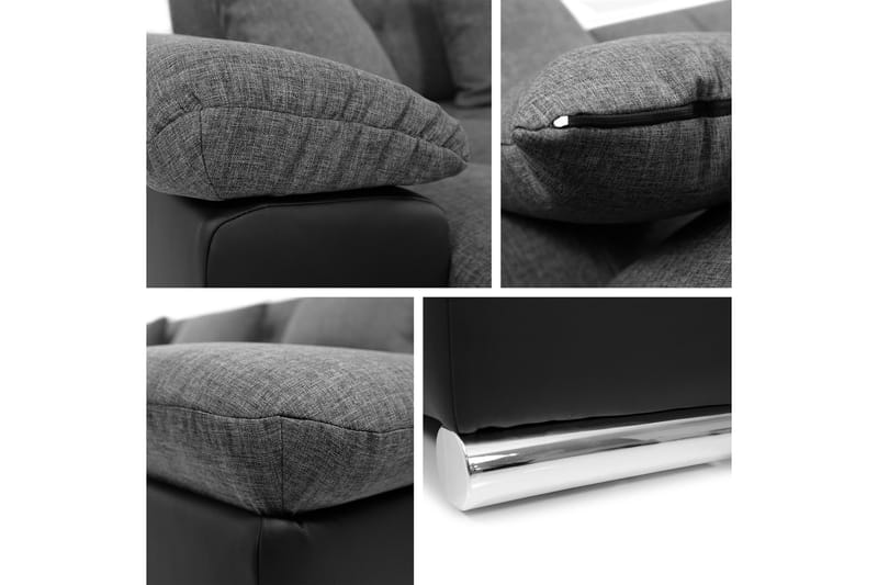 Kinzer Dobbel Sovesofa 4-Seters - Grønn - Møbler - Sofaer - Sovesofaer - U sovesofa
