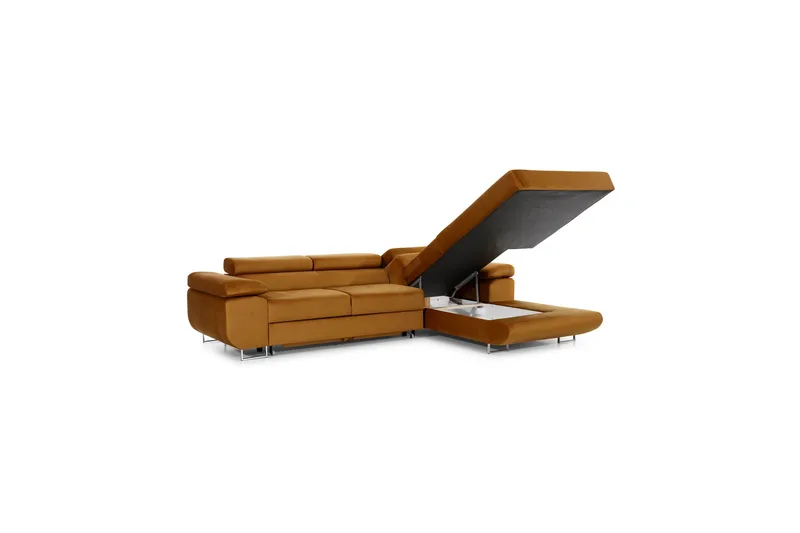 Klinka Sovesofa med Divan Høyre - Beige/Brun - Møbler - Sofaer - Sovesofaer - Sovesofa divan