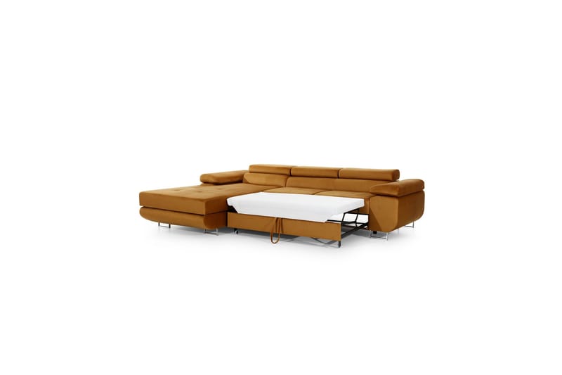 Klinka Sovesofa med Divan Venstre - Gul - Møbler - Sofaer - Sovesofaer - Sovesofa divan