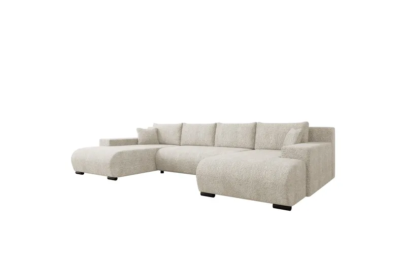 Krysen Sovesofa Dubbeldivan 4-sits - Beige - Møbler - Sofaer - Sovesofaer - U sovesofa