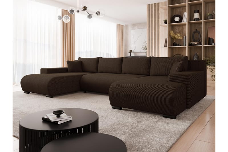 Krysen Sovesofa Dubbeldivan 4-sits - Beige - Møbler - Sofaer - Sovesofaer - Sovesofa divan