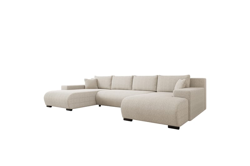 Krysen Sovesofa Dubbeldivan 4-sits - Beige - Møbler - Sofaer - Sovesofaer - Sovesofa divan