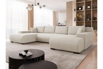 Krysen Sovesofa Dubbeldivan 4-sits - Beige - Møbler - Sofaer - Sovesofaer - Sovesofa divan