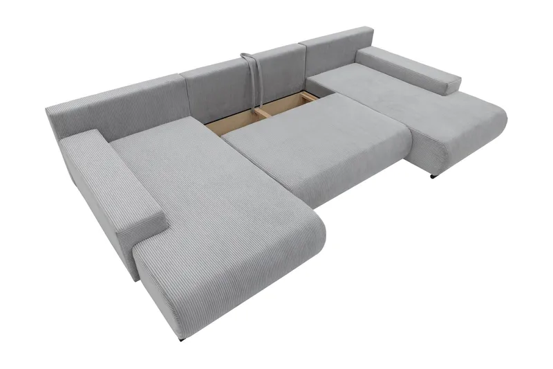 Krysen Sovesofa Dubbeldivan 4-sits - Beige - Møbler - Sofaer - Sovesofaer - U sovesofa
