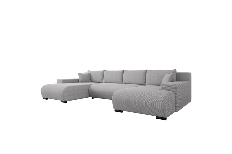 Krysen Sovesofa Dubbeldivan 4-sits - Grå - Møbler - Sofaer - Sovesofaer - Sovesofa divan