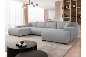 Krysen Sovesofa Dubbeldivan 4-sits - Grå - Møbler - Sofaer - Sovesofaer - Sovesofa divan