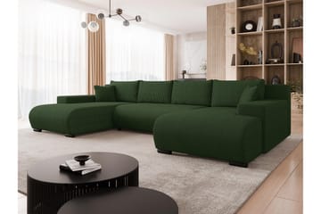 Krysen Sovesofa Dubbeldivan 4-sits - Grønn - Møbler - Sofaer - Sovesofaer - Sovesofa divan