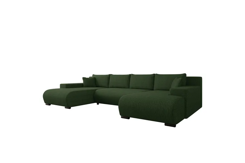 Krysen Sovesofa Dubbeldivan 4-sits - Grønn - Møbler - Sofaer - Sovesofaer - Sovesofa divan