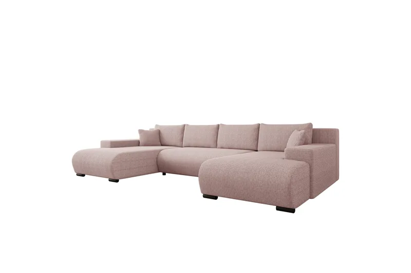 Krysen Sovesofa Dubbeldivan 4-sits - Rosa - Møbler - Sofaer - Sovesofaer - Sovesofa divan