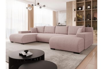 Krysen Sovesofa Dubbeldivan 4-sits - Rosa - Møbler - Sofaer - Sovesofaer - Sovesofa divan