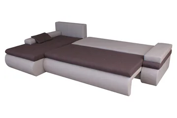 Lavona Divansovesofa Venstre - Svart/Grå - Møbler - Sofaer - Skinnsofaer