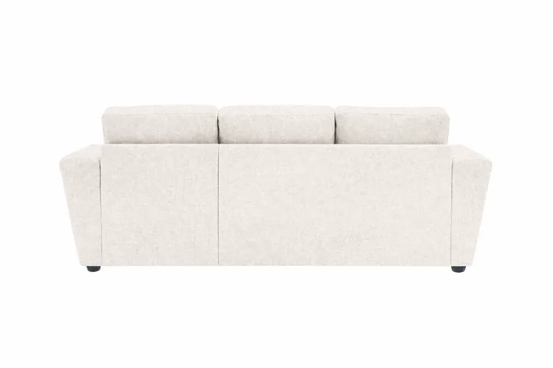 Leia 3-seters vendbar sovesofa med sjeselong og oppbevaring - Beige - Møbler - Sofaer - Sovesofaer - Sovesofa divan