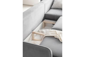 Lence Sovesofa m. Divan Oppbevaring - Blå/Grønn/Grå - Møbler - Sofaer - Sovesofaer - Sovesofa divan