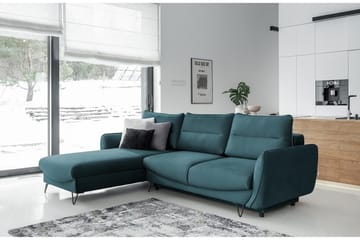 Lence Sovesofa m. Divan Oppbevaring - Blå/Grønn/Grå - Møbler - Sofaer - Sovesofaer - Sovesofa divan