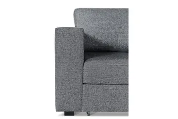 Leo Sovesofa 3-seter med Sjeselong Høyre - Grå - Møbler - Sofaer - Sovesofaer - Sovesofa divan