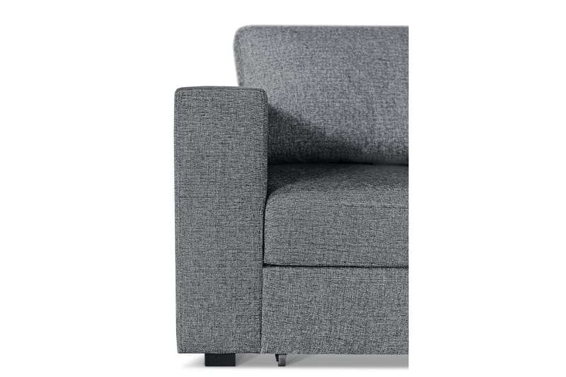 Leo Sovesofa 3-seter med Sjeselong Høyre - Grå - Møbler - Sofaer - Sovesofaer - Sovesofa divan