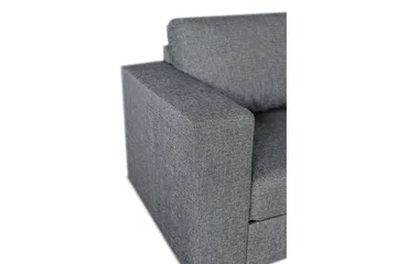Leo Sovesofa 3-seter med Sjeselong Høyre - Grå - Møbler - Sofaer - Sovesofaer - Sovesofa divan